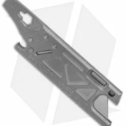 Todd Rexford Knives Rexford Knives RUT V3 Titanium Utility Tool Razor Blade (Triangle Pattern) -American Made Knives Sales Store Rexford Knives RUT V3 Ti utility tool razor blade triangle pattern BHQ 77945 er side