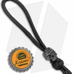 Schmuckatelli Mind Skull Bead Diamond Knot Zipper Pull (Black Oxide) -American Made Knives Sales Store Schmuckatelli Mind Skull Bead Diamond Knot Zipper Pull Black Oxide 7.B MDKZPB BHQ 28943 jr bottlecap