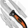 Schrade Old Timer Interchangeable Switch-It Knife Black/Orange Polymer 1129767