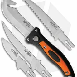 Schrade Old Timer Interchangeable Switch-It Knife Black/Orange Polymer 1129767