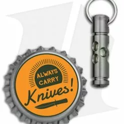 Spalinger Gear Spalinger Ti Nano Tritium Lantern (Raw) 7 Spalinger Gear Spalinger Ti Nano Tritium Lantern (Raw) -American Made Knives Sales Store Spalinger Ti Nano Tritium Lantern Raw BHQ 83344 jr green bottlecap