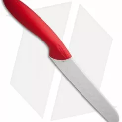 Stone River Gear Two Piece White/Red Ceramic Knife Set - SRG23CKR -American Made Knives Sales Store Stone River Gear 2 Piece White Red SRG23CKR BHQ 51680 jr knife 1 spine