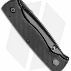 Stone River Gear Ceramic Two Blade Liner Lock Knife Carbon Fiber - SRG1DBF -American Made Knives Sales Store Stone River Gear Ceramic Two Blade CF SRG1DBF BHQ 51674 jr side 2