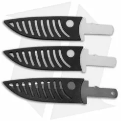 Stone River Gear Change Blade 3-Piece Fixed Blade Knife Black G-10 (3.5" White) -American Made Knives Sales Store Stone River Gear Change Blade 3 Piece Black G 10 White SRG4XCW BHQ 51670 jr sheaths