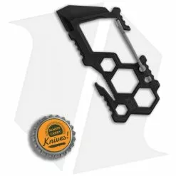 Ti2 Design Para-Biner ZPB-4 SAE Utility Carabiner Tool - Zirconium -American Made Knives Sales Store Ti2 Design Para Biner PB 4 SAE Utility Carabiner Tool Zirconium BHQ 82885 er bottlecap