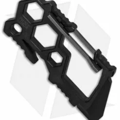 Ti2 Design Para-Biner ZPB-4 SAE Utility Carabiner Tool - Zirconium -American Made Knives Sales Store Ti2 Design Para Biner PB 4 SAE Utility Carabiner Tool Zirconium BHQ 82885 er side