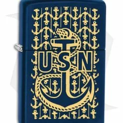 Zippo Lighter Matte Blue U.S. Navy 11544