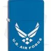 Zippo Lighter Matte Blue U.S.A.F. 28509