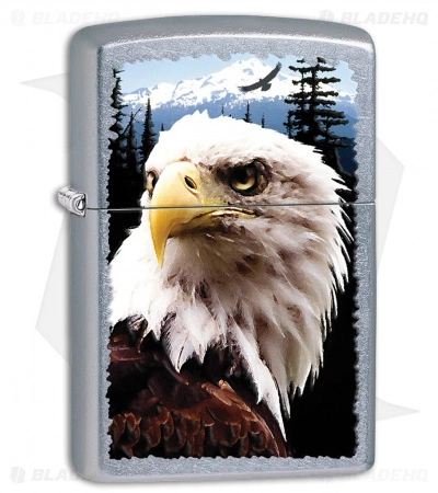 Zippo Lighter Street Chrome Eagle 28462 1 Zippo Lighter Street Chrome Eagle 28462