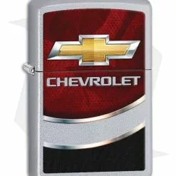 Zippo Lighter Chevrolet Bowtie Logo (Satin Chrome) 11839
