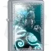 Zippo Lighter Street Chrome Mythical Man 28878