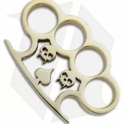 American Made Knuckles Wicked Polished Brass Knuckle Weight