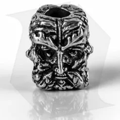 Schmuckatelli Green Man Lanyard Bead (Roman Copper Oxidized) 6 Schmuckatelli Green Man Lanyard Bead (Roman Copper Oxidized) -American Made Knives Sales Store beads green man pewter face 3