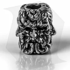 Schmuckatelli Green Man Lanyard Bead (Roman Copper Oxidized) 7 Schmuckatelli Green Man Lanyard Bead (Roman Copper Oxidized) -American Made Knives Sales Store beads green man pewter face 4