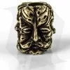 Schmuckatelli Green Man Lanyard Bead (Roman Brass Oxidized)