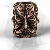 Schmuckatelli Green Man Lanyard Bead (Roman Copper Oxidized)