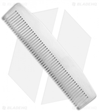 Chicago Comb Co. Model 3 Stainless Steel Comb - Mirror 1 Chicago Comb Co. Model 3 Stainless Steel Comb - Mirror