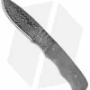 Tallen Drop Point Hunter Knife Damascus Blade Blank BL-DM2711