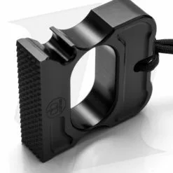 DB Customs Tenderizer Dual Knuck Bottle Opener EDC Keychain Black Aluminum 3 DB Customs Tenderizer Dual Knuck Bottle Opener EDC Keychain Black Aluminum -American Made Knives Sales Store db customs alu black dual tenderizer BHQ 36865 dl side