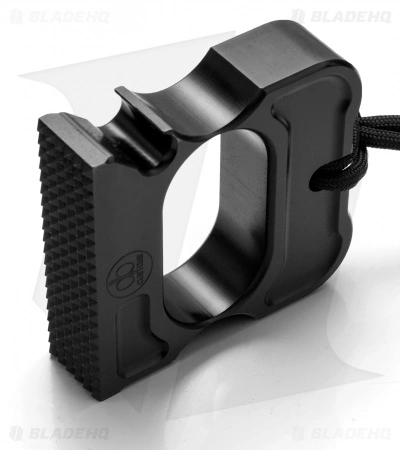 DB Customs Tenderizer Dual Knuck Bottle Opener EDC Keychain Black Aluminum 2 DB Customs Tenderizer Dual Knuck Bottle Opener EDC Keychain Black Aluminum - Image 2