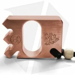 DB Customs Monarch Double Knuck Bottle Opener EDC Keychain Copper