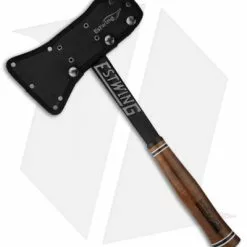 Estwing Black Eagle Tomahawk W/ Leather Handle 3 Estwing Black Eagle Tomahawk W/ Leather Handle -American Made Knives Sales Store estwing black eagle tomahawk axe sheath