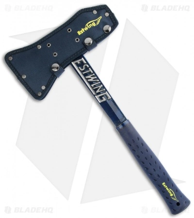 Estwing Black Eagle Tomahawk W/ Blue Rubberized Handle 2 Estwing Black Eagle Tomahawk W/ Blue Rubberized Handle - Image 2