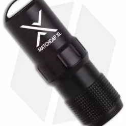 Exotac MATCHCAP XL Survival Matchcase Waterproof Capsule (Black)