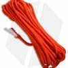 Live Fire Gear 50' Safety Orange 550 FireCord Paracord Nylon Braided 7-Strand + 1 Tinder Core