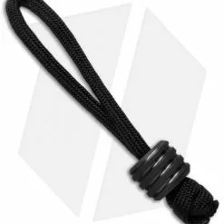 Hanks By Hank (HBH) Hanks By Hank HBH Hardware Twisted Fatty Zirconium Bead Black