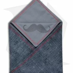 Hanks By Hank (HBH) Hanks By Hank 10" X 10" Handkerchief - Blue Wire