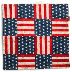 Hanks By Hank (HBH) Hanks By Hank 10" X 10" Handkerchief - Merica/Camo 5 Hanks By Hank (HBH) Hanks By Hank 10" X 10" Handkerchief - Merica/Camo -American Made Knives Sales Store hanks by hank merica camo front cm