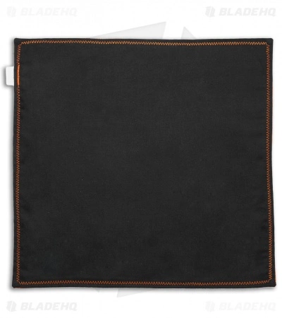 Hanks By Hank (HBH) Hanks By Hank 10" X 10" Handkerchief - Orange Crosshatch 3 Hanks By Hank (HBH) Hanks By Hank 10" X 10" Handkerchief - Orange Crosshatch - Image 3