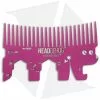 Zootility Tools Headgehog Wallet Comb Stainless Steel Multi-Tool (Magenta) HH4