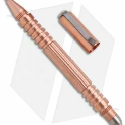 Hinderer Knives Copper Investigator Pen -American Made Knives Sales Store hinderer investigator pen copper open