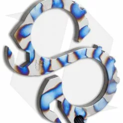 Koch Tools OG Solo EDC Keychain Pocket Tool - Heat Colored Titanium