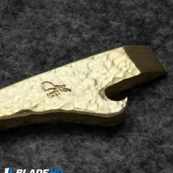 Lake County Knife & Tool LCKT BeerRambit Bottle Opener Tool - Hammered Brass -American Made Knives Sales Store lckt brass beerrambit hammered detail cm