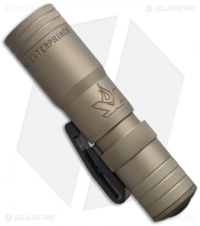 LensLight Mini Tan Dual-Output Flashlight Smooth Bezel (Default High) LLMT-3S 3 LensLight Mini Tan Dual-Output Flashlight Smooth Bezel (Default High) LLMT-3S - Image 3