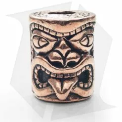 Lion ARMory Sap-Licking Tiki Bead Copper