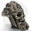 Lion ARMory Norseman Skull Bead Brass