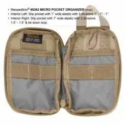 Maxpedition Fatty Pocket Organizer OD Green 0261G 3 Maxpedition Fatty Pocket Organizer OD Green 0261G -American Made Knives Sales Store maxpedition 0262g micro pkt org detail