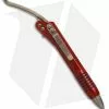 Microtech Siphon II Pen Stainless Steel Red - Bronzed Hardware