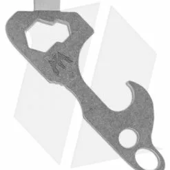 Mummert Knives TTP-3 Titanium Bottle Opener Tool Tumbled