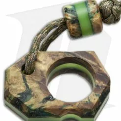 North Shore Kustoms NSK Custom Knuck - Stabilized Wood -American Made Knives Sales Store north shore kustoms NSK custom knuck stabilized wood BHQ 50152 er side