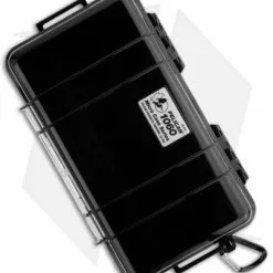 Pelican 1060 Micro Case Water Resistant Storage W/ Carabiner (Black)