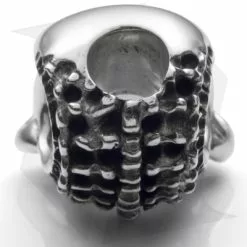 Phantom Steelworks Chris Black Designs Seeker Skull Bead V2.0 Sterling Silver -American Made Knives Sales Store seeker v2 silver 4