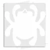 Spyderco Bug Mirror Decal (White)