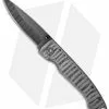 Stone River Gear Stone River Ceramic Frame Lock Knife Laser Etched Ti (3.25" Black) SRG1TDL