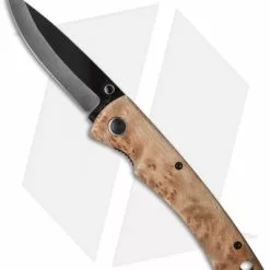 Stone River Gear Stone River Ceramic Liner Lock Knife Desert Ironwood (2.75" Black) SRG2BMD