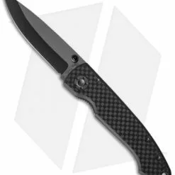 Stone River Gear Stone River Ceramic Liner Lock Knife Carbon Fiber (3" Black) SRG2CFB